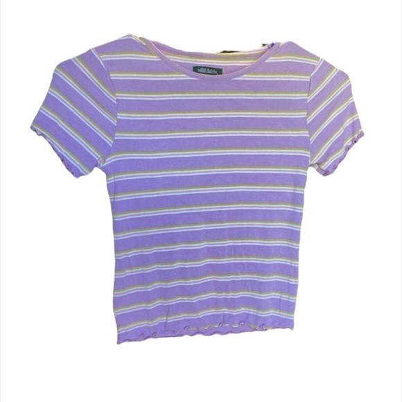 Wild Fable Multicolor Striped Crop Top size XS - Picture 1 of 3